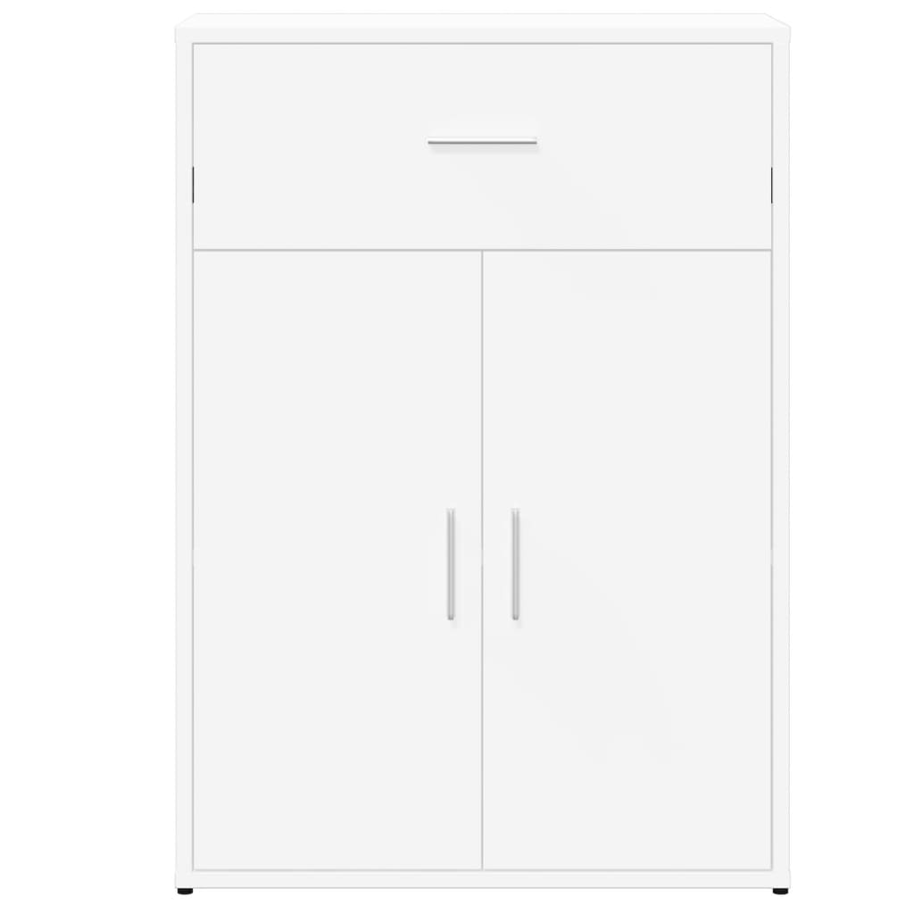vidaXL Dulapuri, 2 buc., alb, 60x30x84 cm, lemn prelucrat