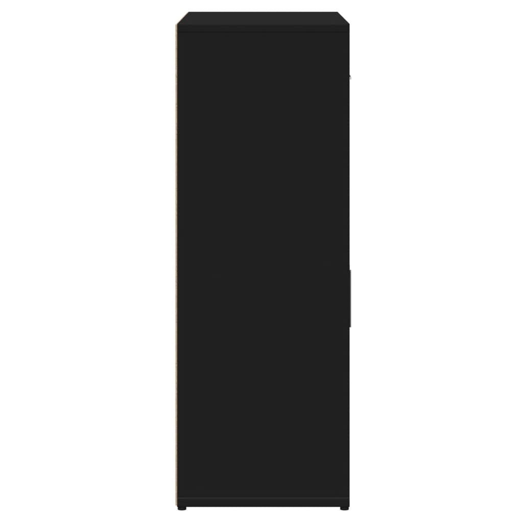 vidaXL Dulapuri, 2 buc., negru, 60x30x84 cm, lemn prelucrat