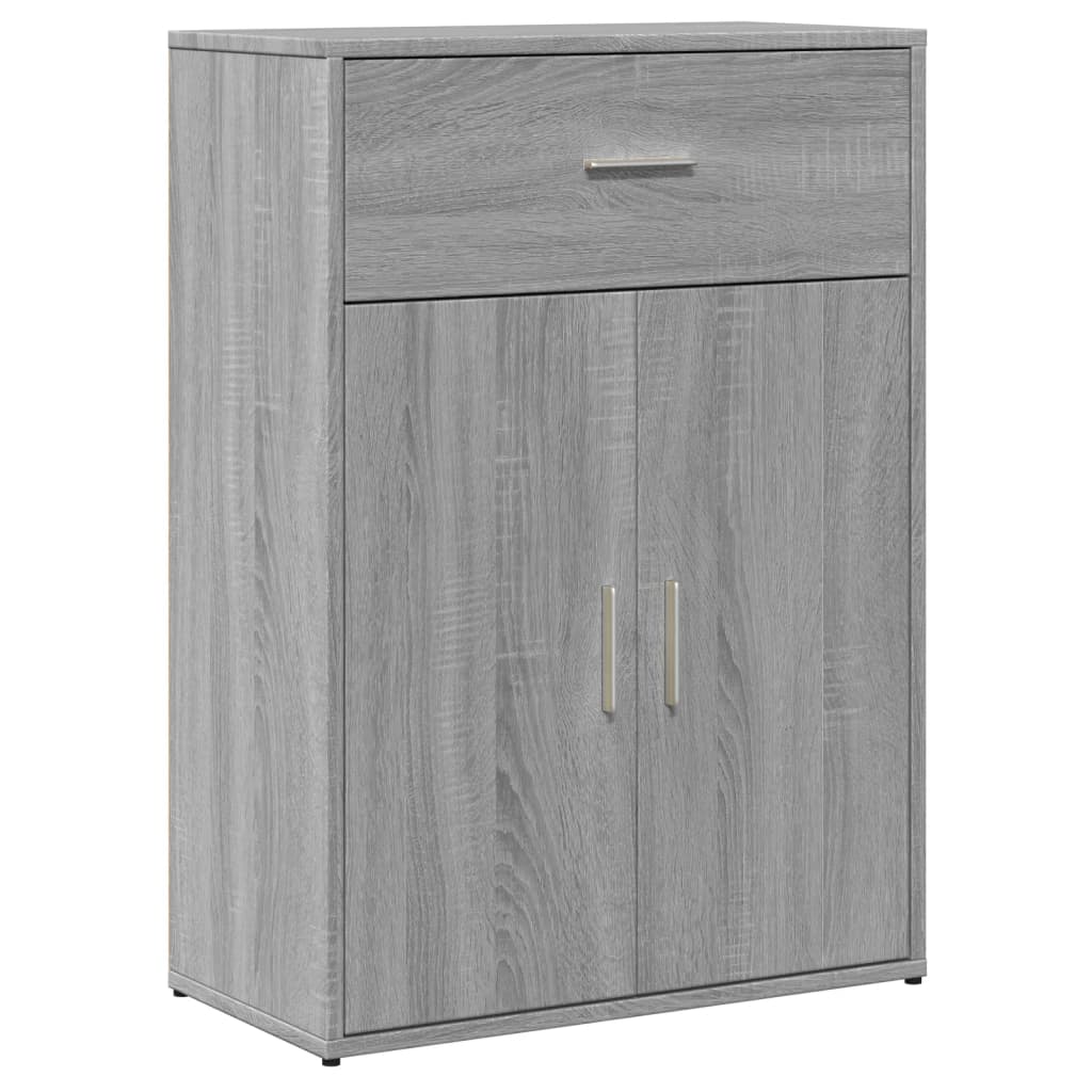vidaXL Dulapuri, 2 buc., gri sonoma, 60x30x84 cm, lemn prelucrat