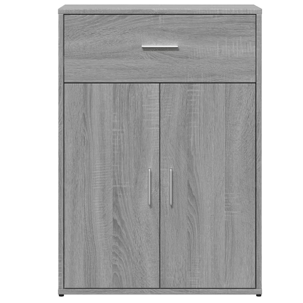 vidaXL Dulapuri, 2 buc., gri sonoma, 60x30x84 cm, lemn prelucrat