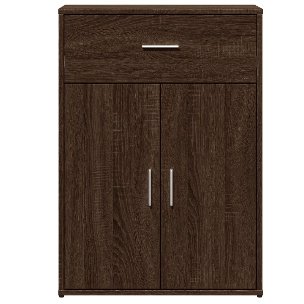 vidaXL Dulapuri, 2 buc., stejar fumuriu, 60x30x84 cm, lemn prelucrat