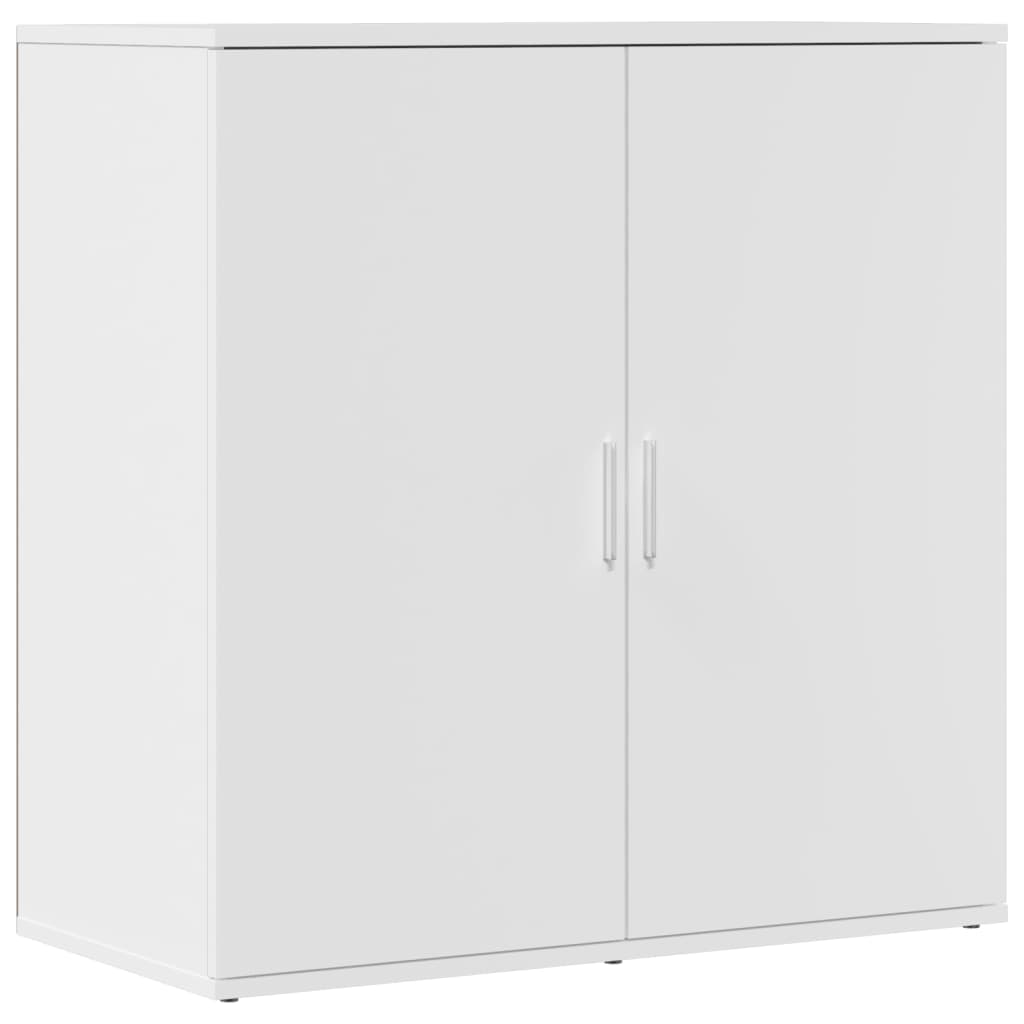 vidaXL Dulapuri, alb, 2 buc., 79x38x80 cm, lemn prelucrat vidaXL Dulapuri, alb, 2 buc., 79x38x80 cm, lemn prelucrat