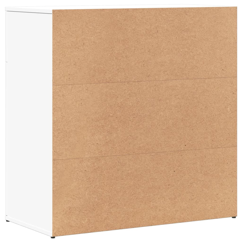 vidaXL Dulapuri, alb, 2 buc., 79x38x80 cm, lemn prelucrat vidaXL Dulapuri, alb, 2 buc., 79x38x80 cm, lemn prelucrat