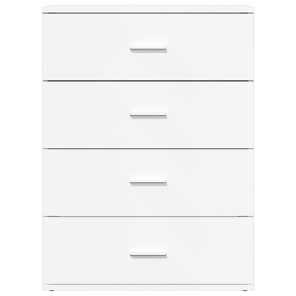 vidaXL Servante, 2 buc., alb, 60x39x80 cm, lemn prelucrat