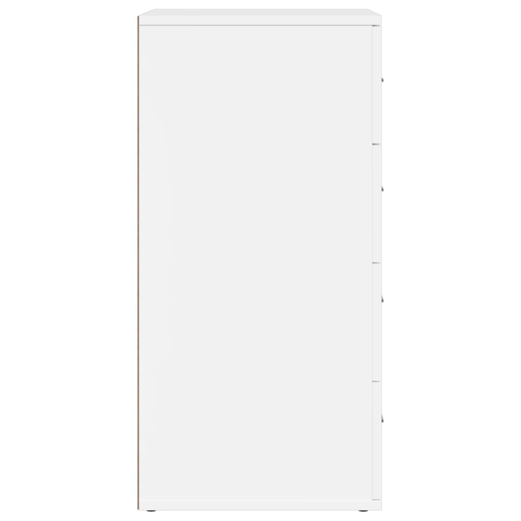 vidaXL Servante, 2 buc., alb, 60x39x80 cm, lemn prelucrat