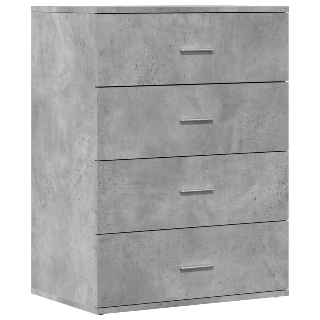 vidaXL Dulapuri, 2 buc., gri beton, 60x39x80 cm, lemn prelucrat