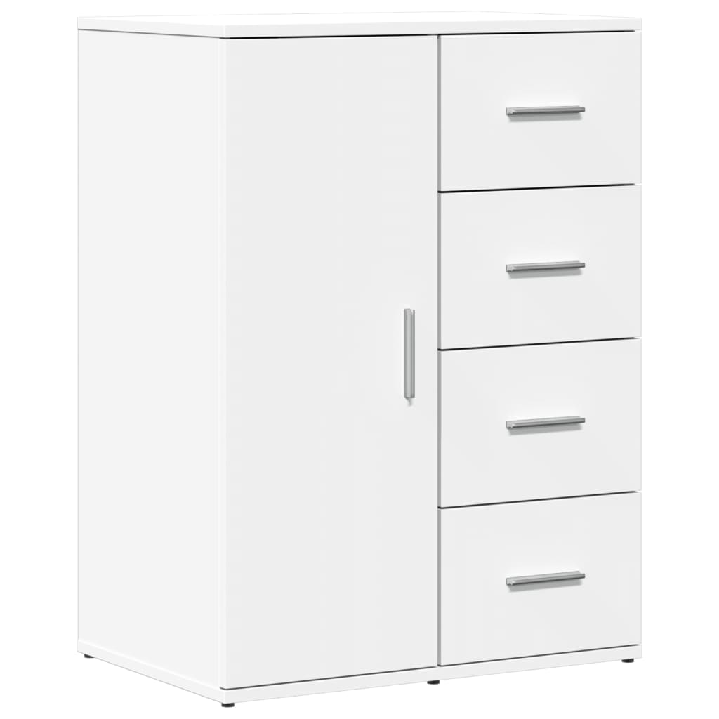 vidaXL Dulapuri, 2 buc., alb, 59x39x80 cm, lemn prelucrat