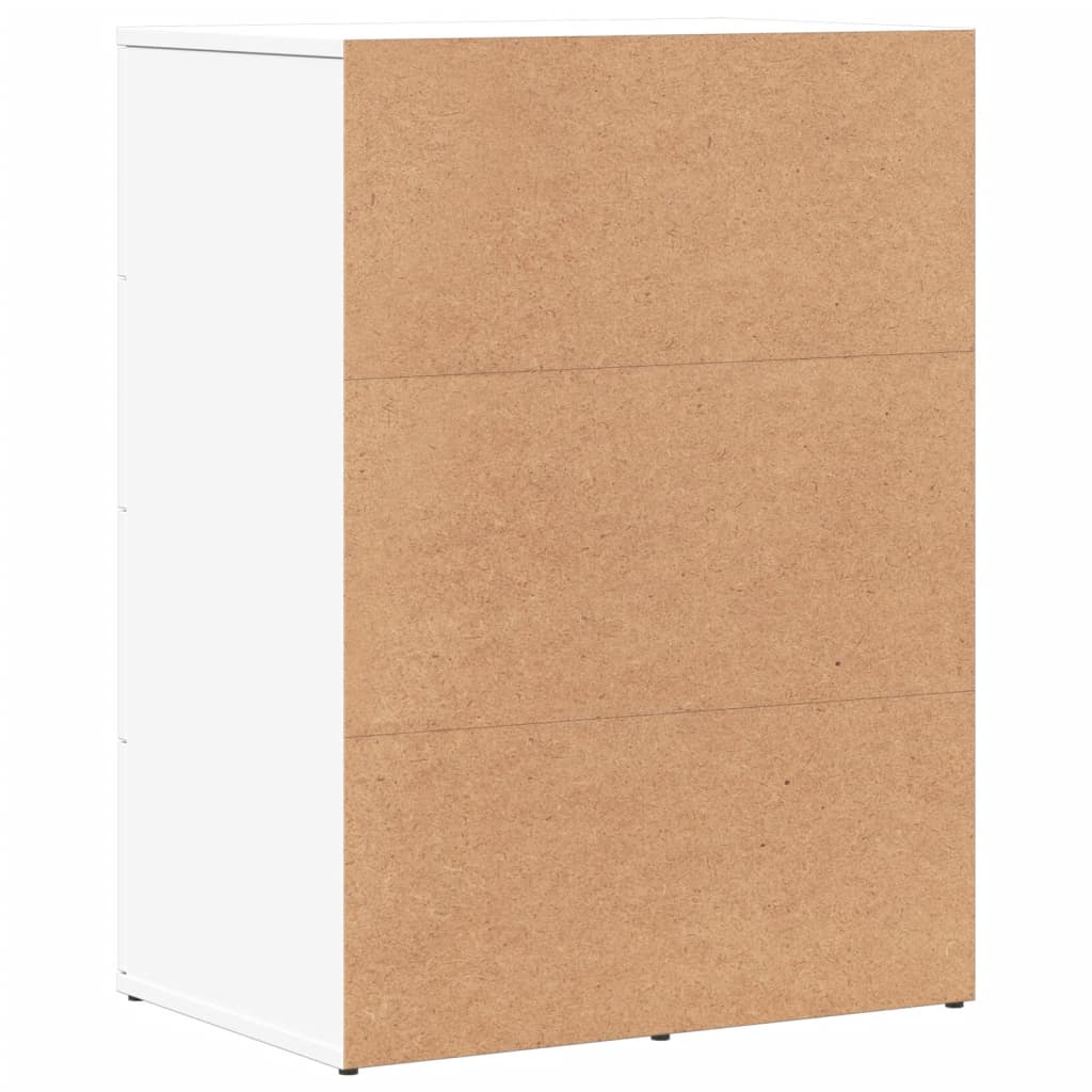 vidaXL Dulapuri, 2 buc., alb, 59x39x80 cm, lemn prelucrat