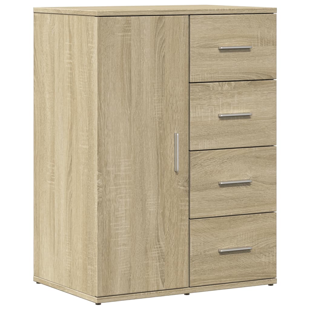vidaXL Dulapuri, 2 buc., stejar sonoma, 59x39x80 cm, lemn prelucrat
