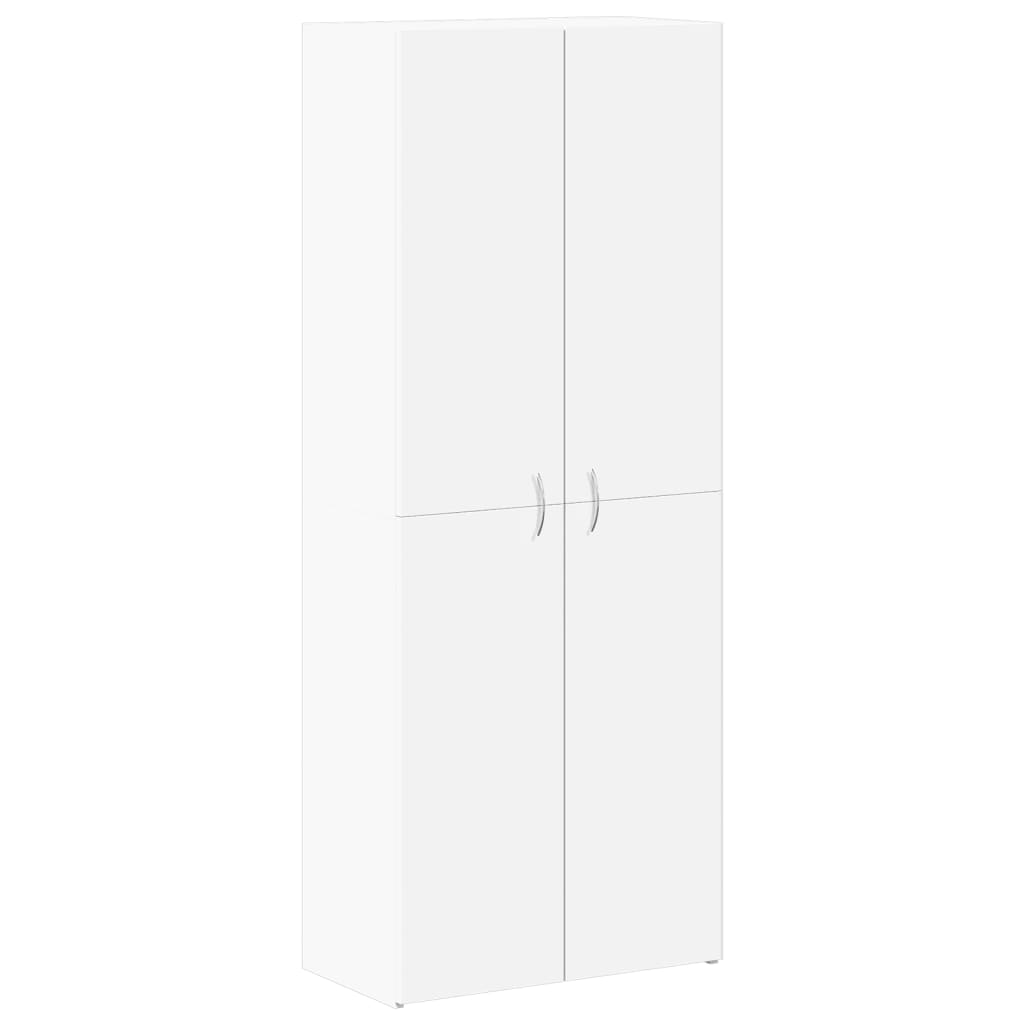 vidaXL Fișet, alb, 60x32x153 cm, lemn prelucrat vidaXL Fișet, alb, 60x32x153 cm, lemn prelucrat