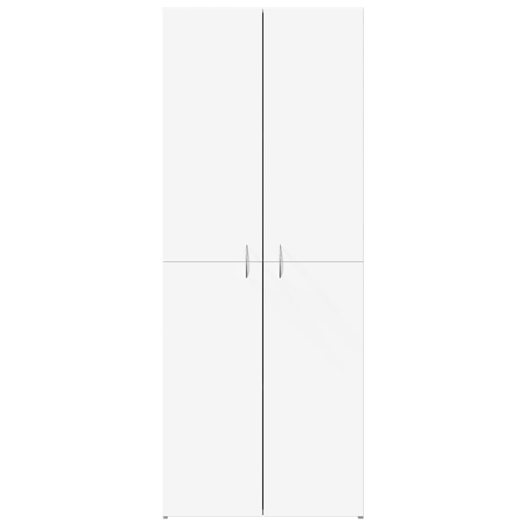vidaXL Fișet, alb, 60x32x153 cm, lemn prelucrat vidaXL Fișet, alb, 60x32x153 cm, lemn prelucrat