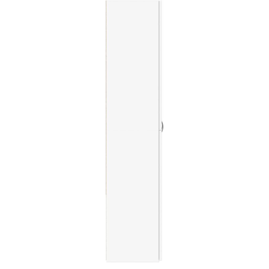 vidaXL Fișet, alb, 60x32x153 cm, lemn prelucrat vidaXL Fișet, alb, 60x32x153 cm, lemn prelucrat