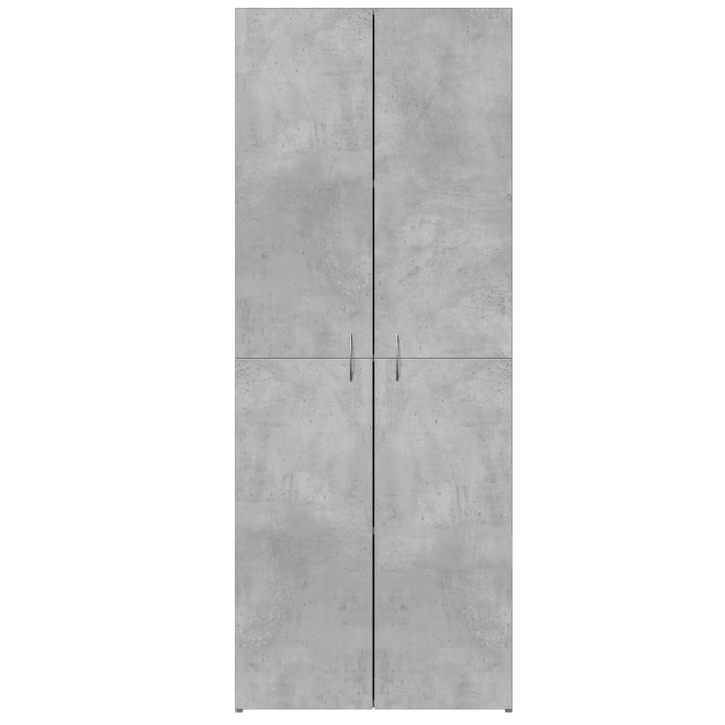 vidaXL Fișet, gri beton, 60x32x153 cm, lemn prelucrat vidaXL Fișet, gri beton, 60x32x153 cm, lemn prelucrat