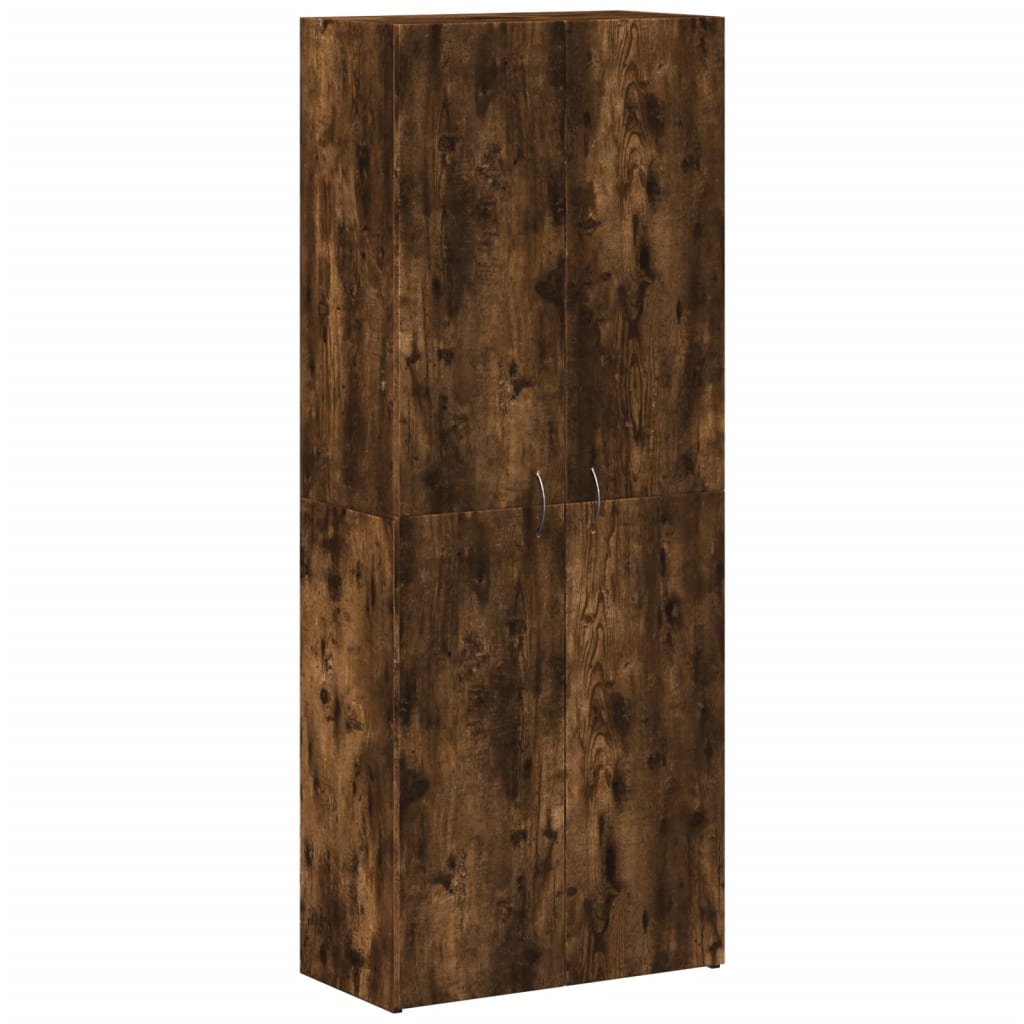 vidaXL Fișet, stejar fumuriu, 60x32x153 cm, lemn prelucrat vidaXL Fișet, stejar fumuriu, 60x32x153 cm, lemn prelucrat