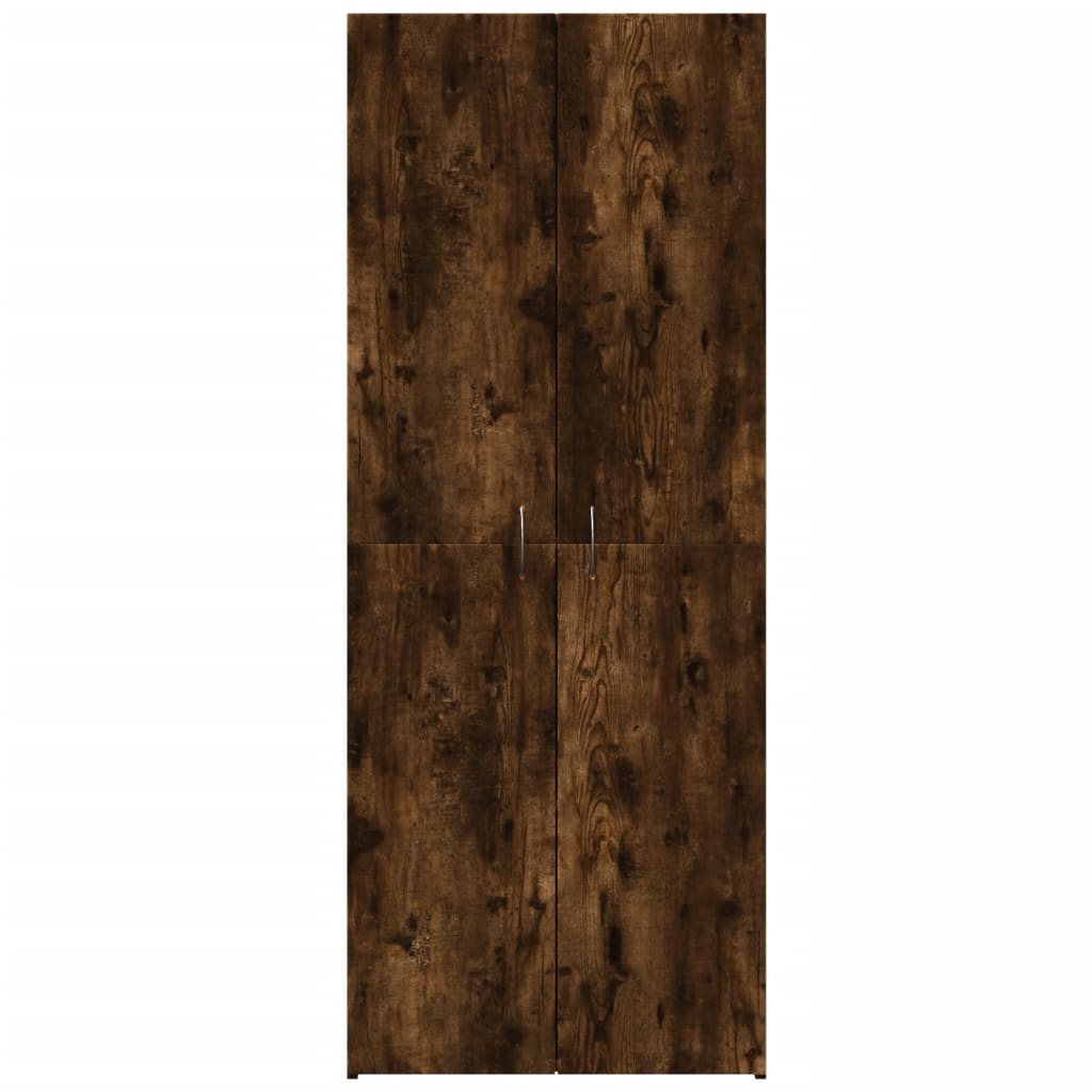 vidaXL Fișet, stejar fumuriu, 60x32x153 cm, lemn prelucrat vidaXL Fișet, stejar fumuriu, 60x32x153 cm, lemn prelucrat