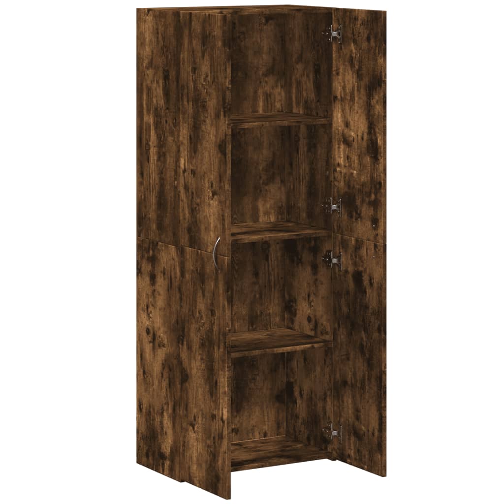 vidaXL Fișet, stejar fumuriu, 60x32x153 cm, lemn prelucrat vidaXL Fișet, stejar fumuriu, 60x32x153 cm, lemn prelucrat
