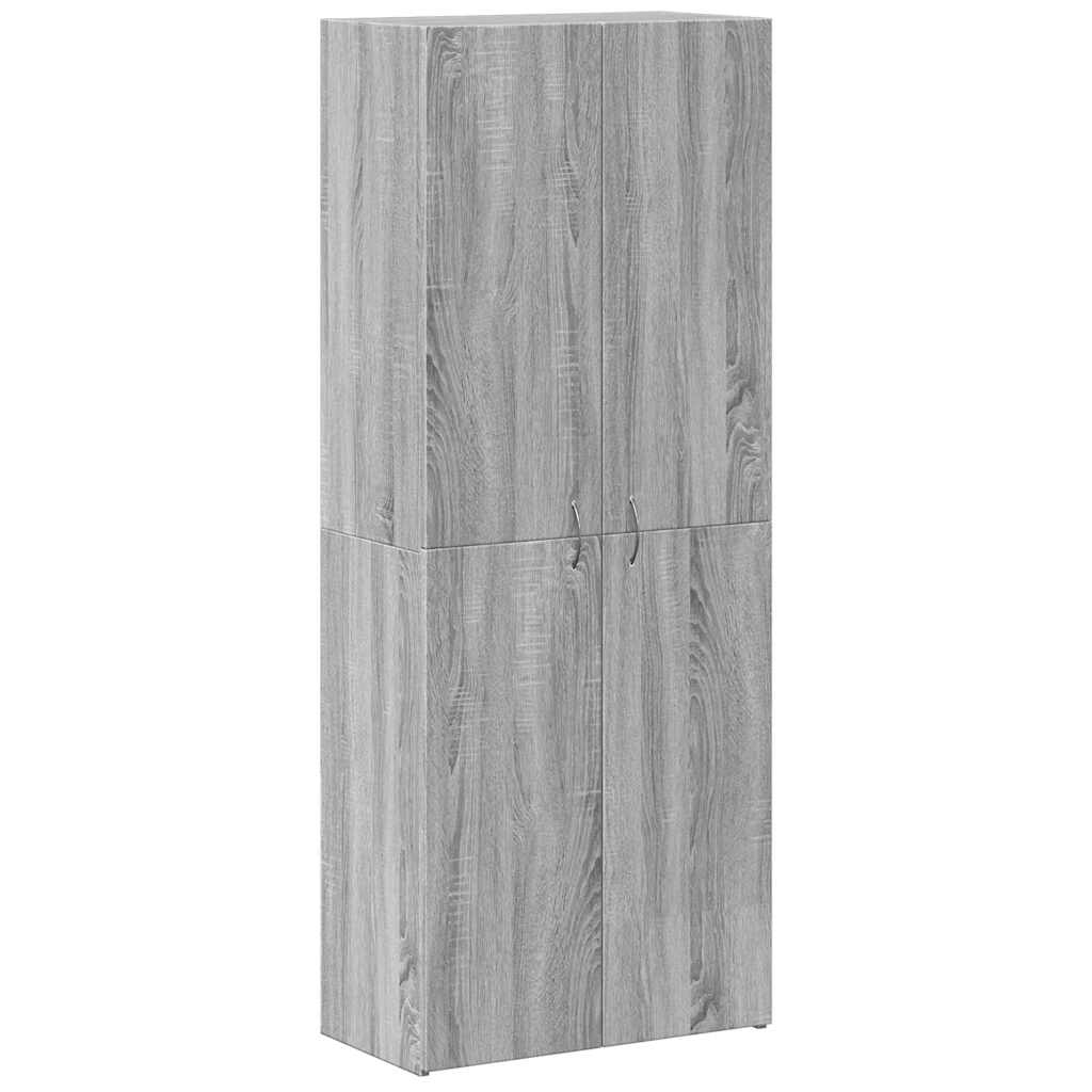 vidaXL Fișet, sonoma gri, 60x32x153 cm, lemn prelucrat vidaXL Fișet, sonoma gri, 60x32x153 cm, lemn prelucrat
