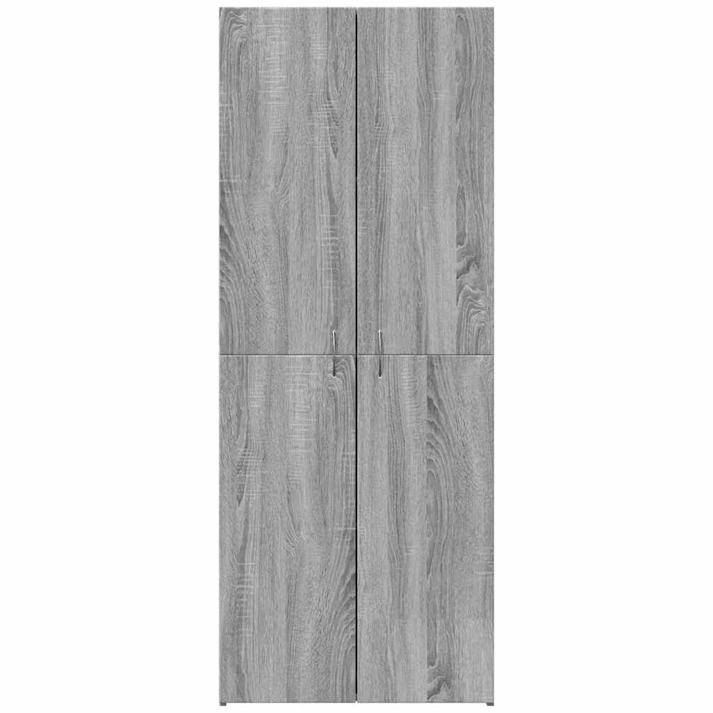 vidaXL Fișet, sonoma gri, 60x32x153 cm, lemn prelucrat vidaXL Fișet, sonoma gri, 60x32x153 cm, lemn prelucrat