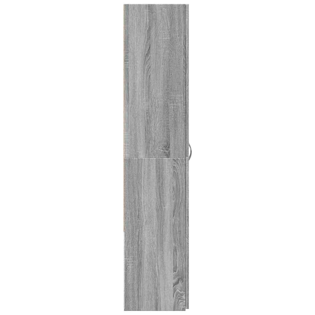 vidaXL Fișet, sonoma gri, 60x32x153 cm, lemn prelucrat vidaXL Fișet, sonoma gri, 60x32x153 cm, lemn prelucrat
