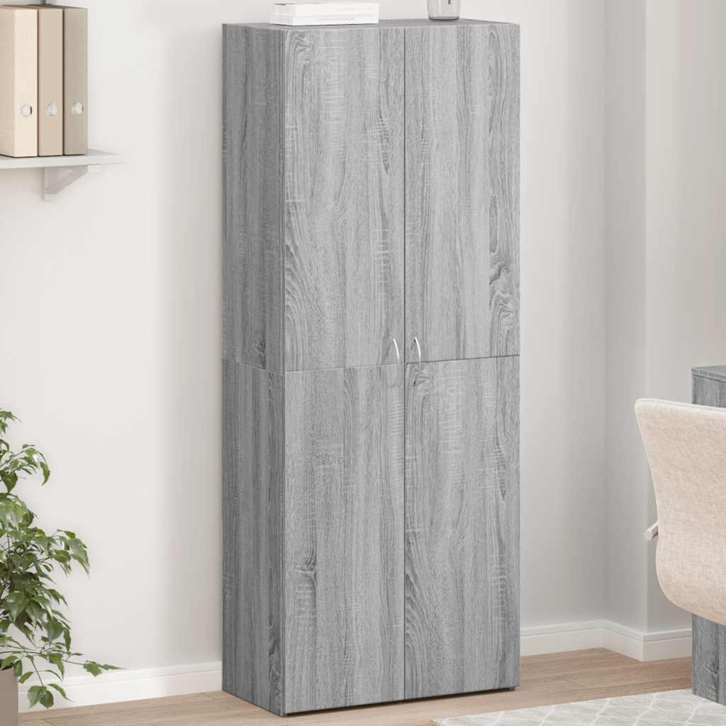 vidaXL Fișet, sonoma gri, 60x32x153 cm, lemn prelucrat vidaXL Fișet, sonoma gri, 60x32x153 cm, lemn prelucrat
