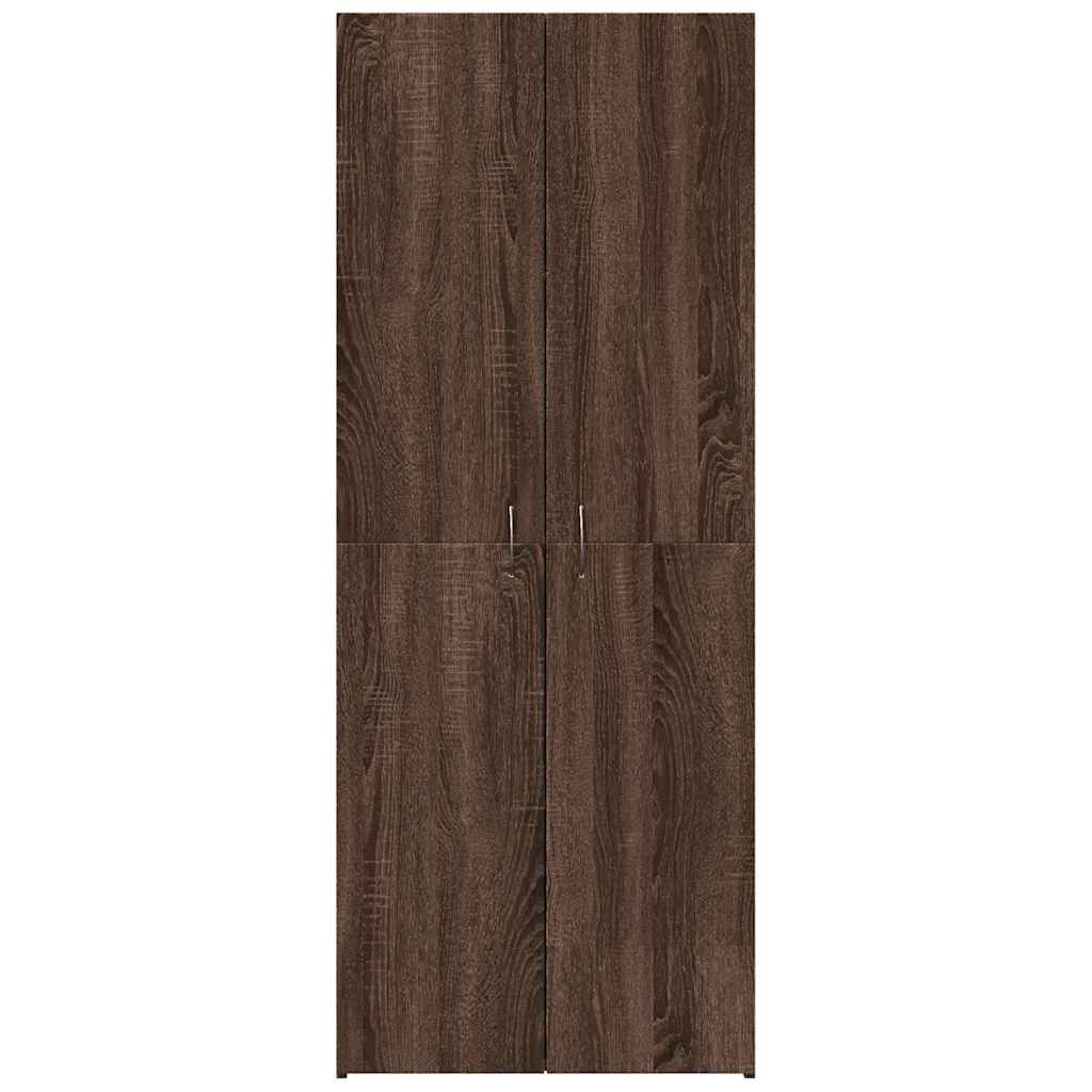 vidaXL Fișet, stejar maro, 60x32x153 cm, lemn prelucrat vidaXL Fișet, stejar maro, 60x32x153 cm, lemn prelucrat