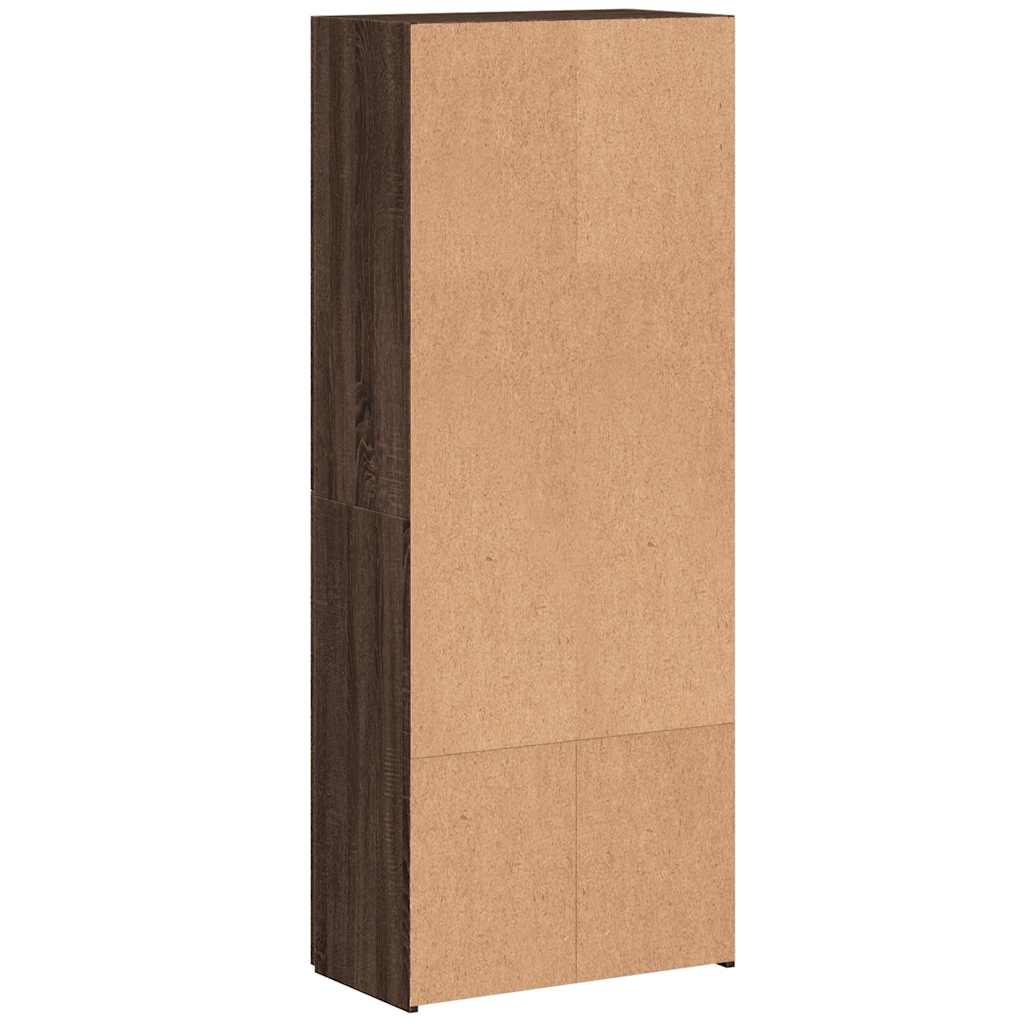 vidaXL Fișet, stejar maro, 60x32x153 cm, lemn prelucrat vidaXL Fișet, stejar maro, 60x32x153 cm, lemn prelucrat