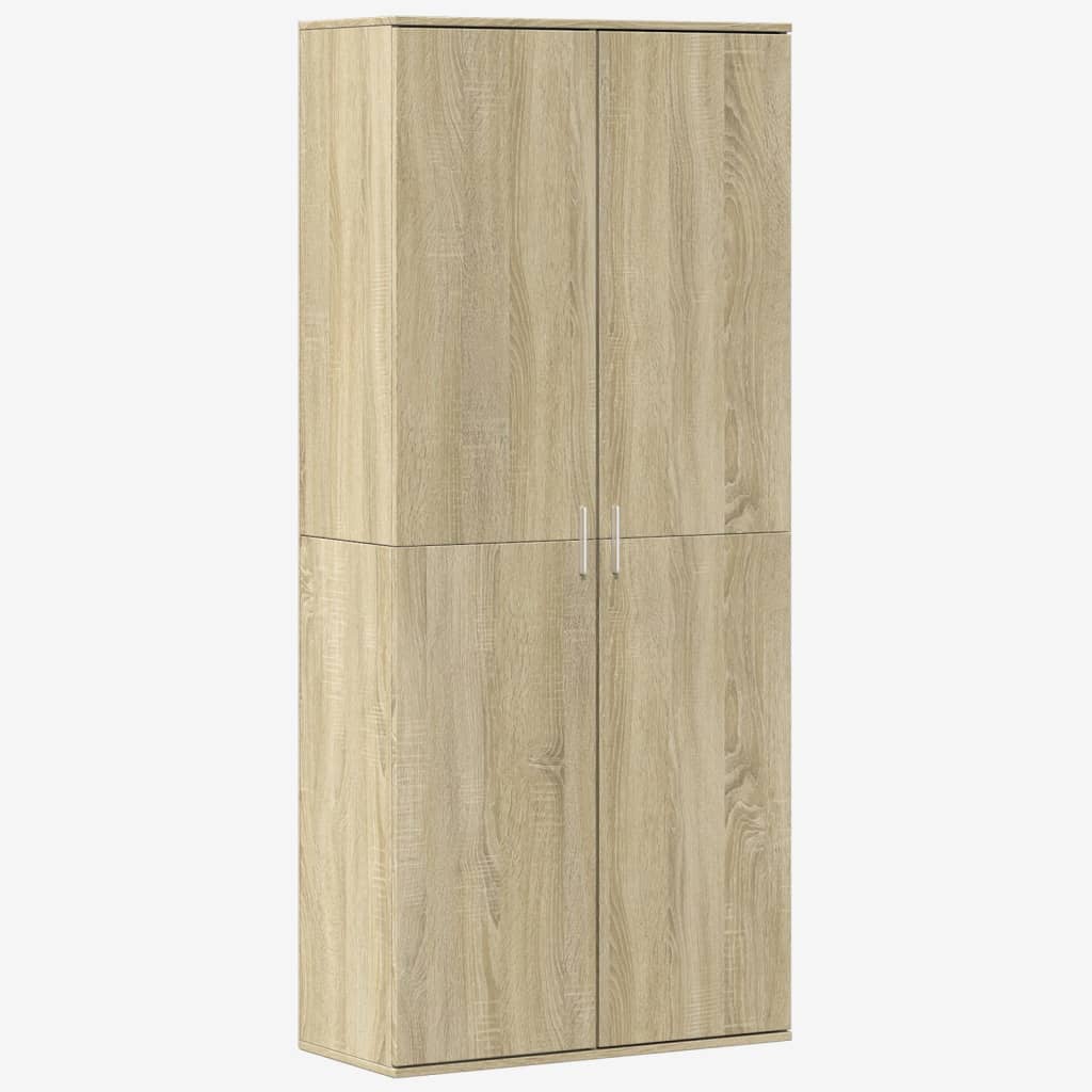 vidaXL Dulap înalt, stejar sonoma, 80x35x180 cm, lemn prelucrat