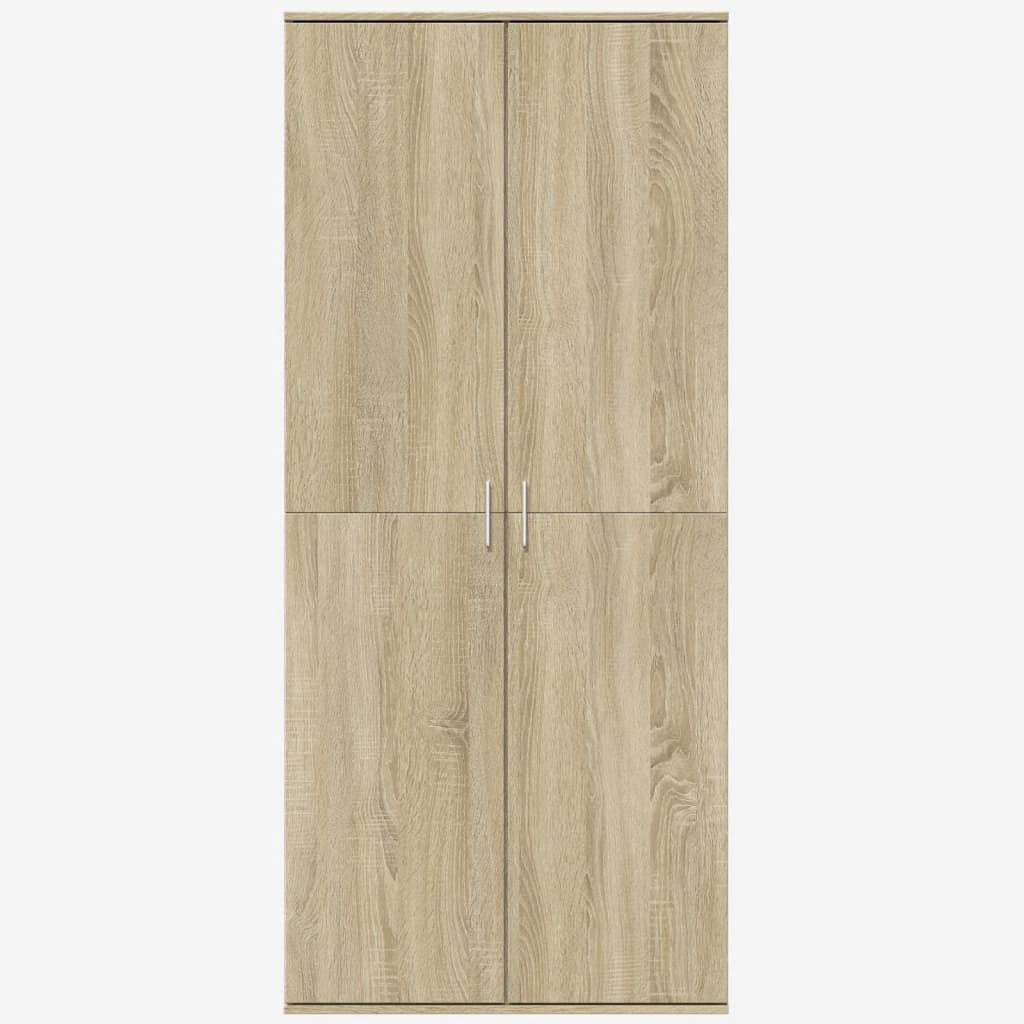 vidaXL Dulap înalt, stejar sonoma, 80x35x180 cm, lemn prelucrat