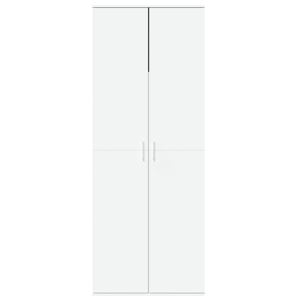 vidaXL Dulap înalt, alb, 70x35x180 cm, lemn prelucrat vidaXL Dulap înalt, alb, 70x35x180 cm, lemn prelucrat
