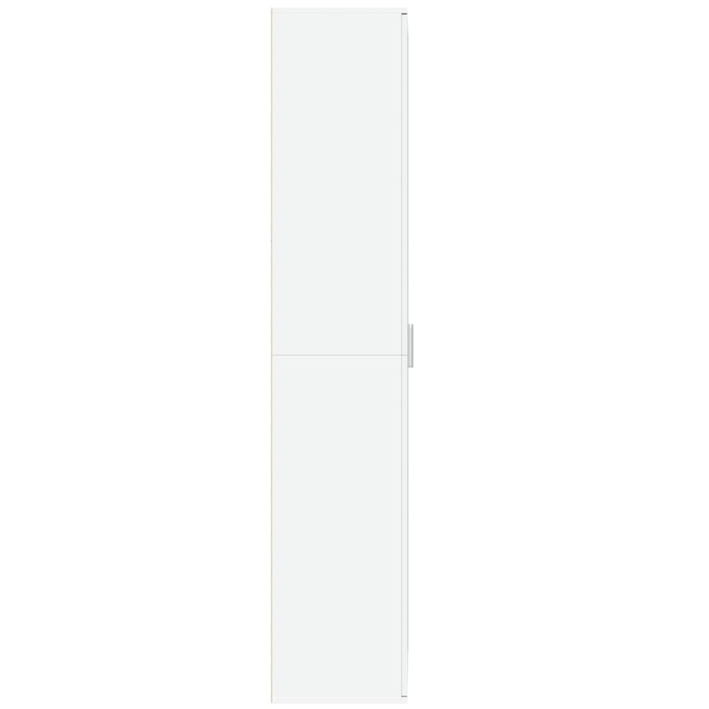 vidaXL Dulap înalt, alb, 70x35x180 cm, lemn prelucrat vidaXL Dulap înalt, alb, 70x35x180 cm, lemn prelucrat