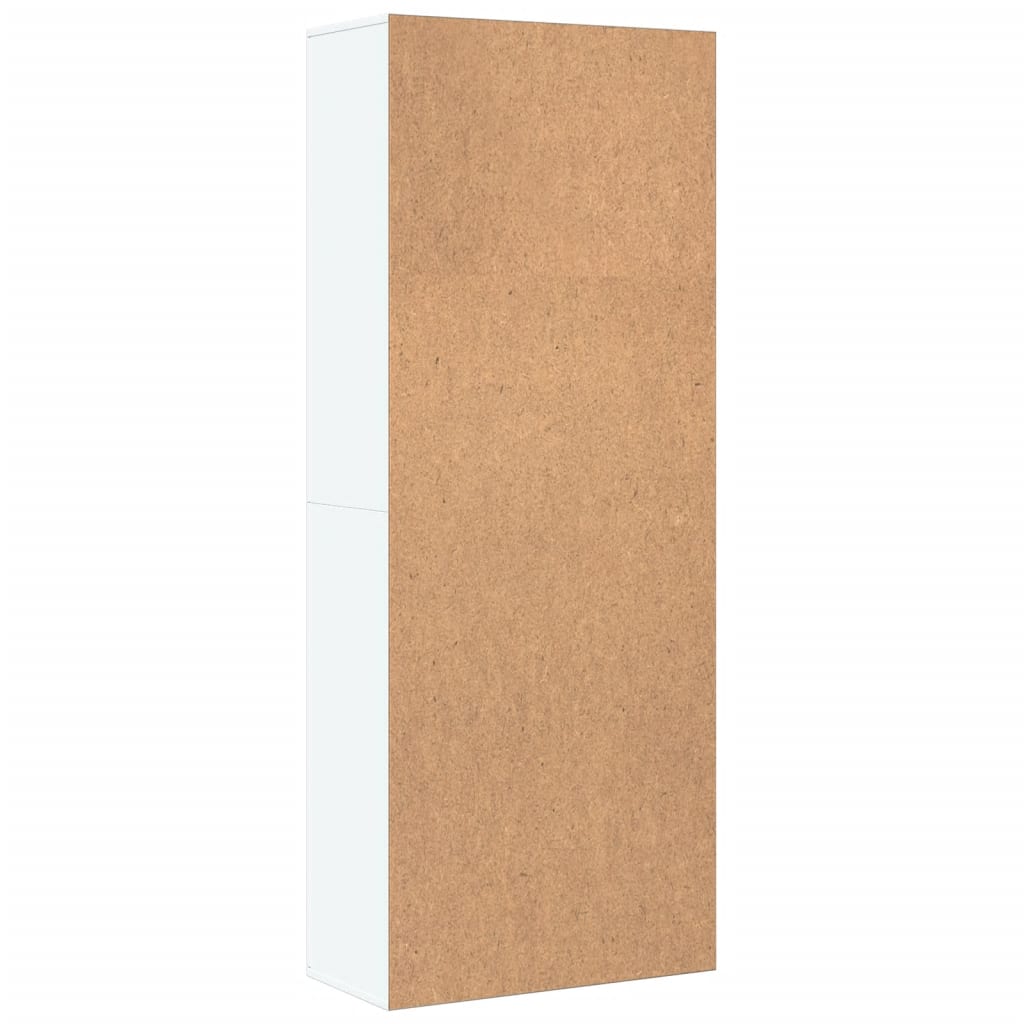 vidaXL Dulap înalt, alb, 70x35x180 cm, lemn prelucrat vidaXL Dulap înalt, alb, 70x35x180 cm, lemn prelucrat