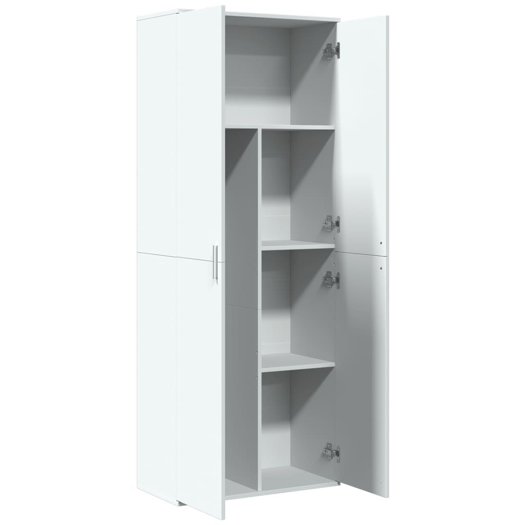 vidaXL Dulap înalt, alb, 70x35x180 cm, lemn prelucrat vidaXL Dulap înalt, alb, 70x35x180 cm, lemn prelucrat