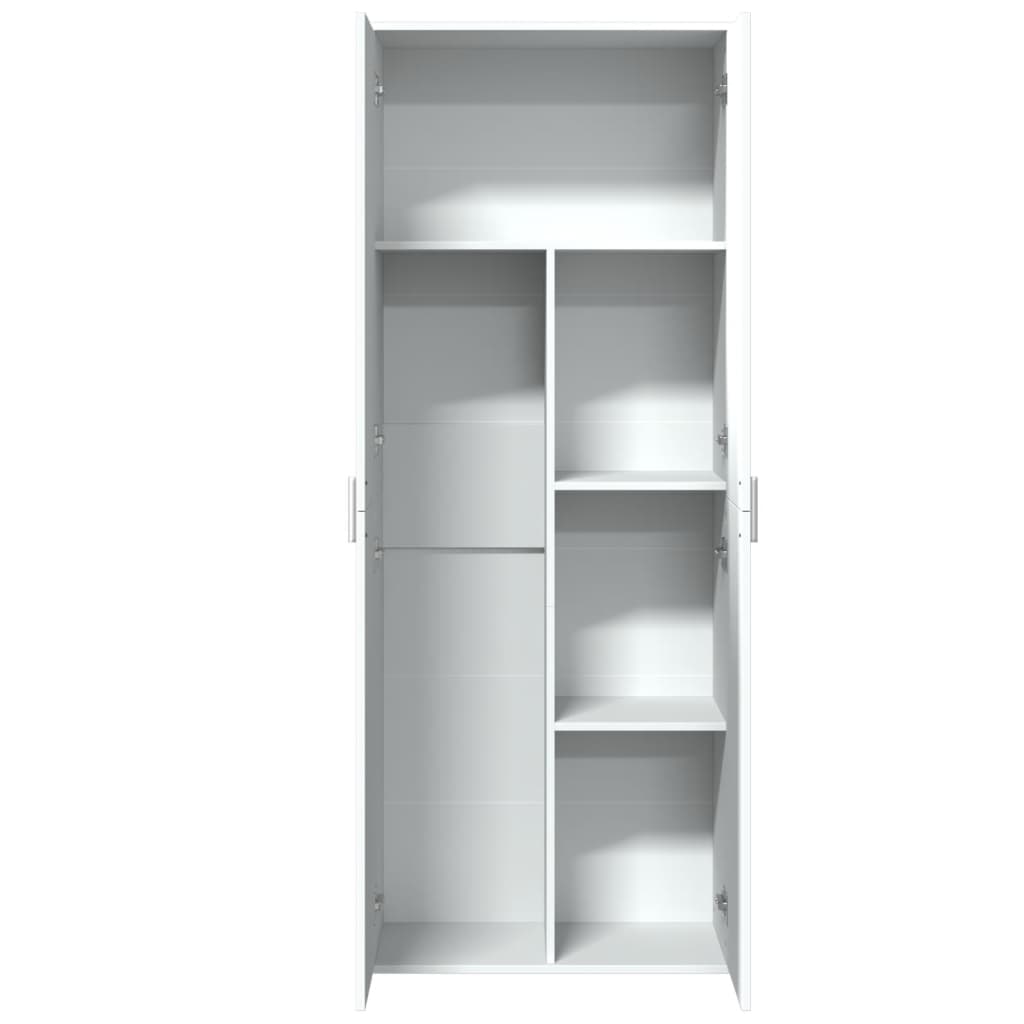 vidaXL Dulap înalt, alb, 70x35x180 cm, lemn prelucrat vidaXL Dulap înalt, alb, 70x35x180 cm, lemn prelucrat
