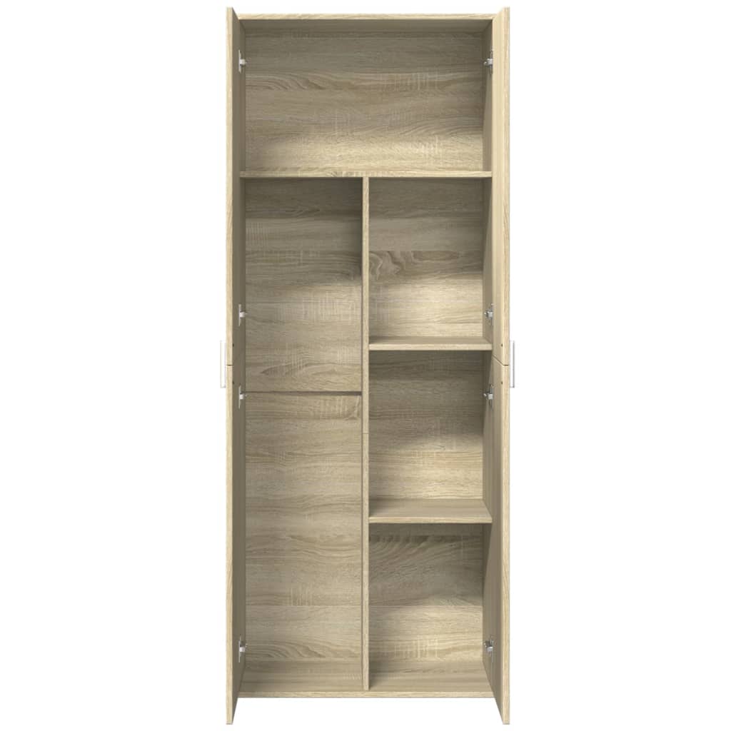 vidaXL Dulap înalt, stejar sonoma, 70x35x180 cm, lemn prelucrat