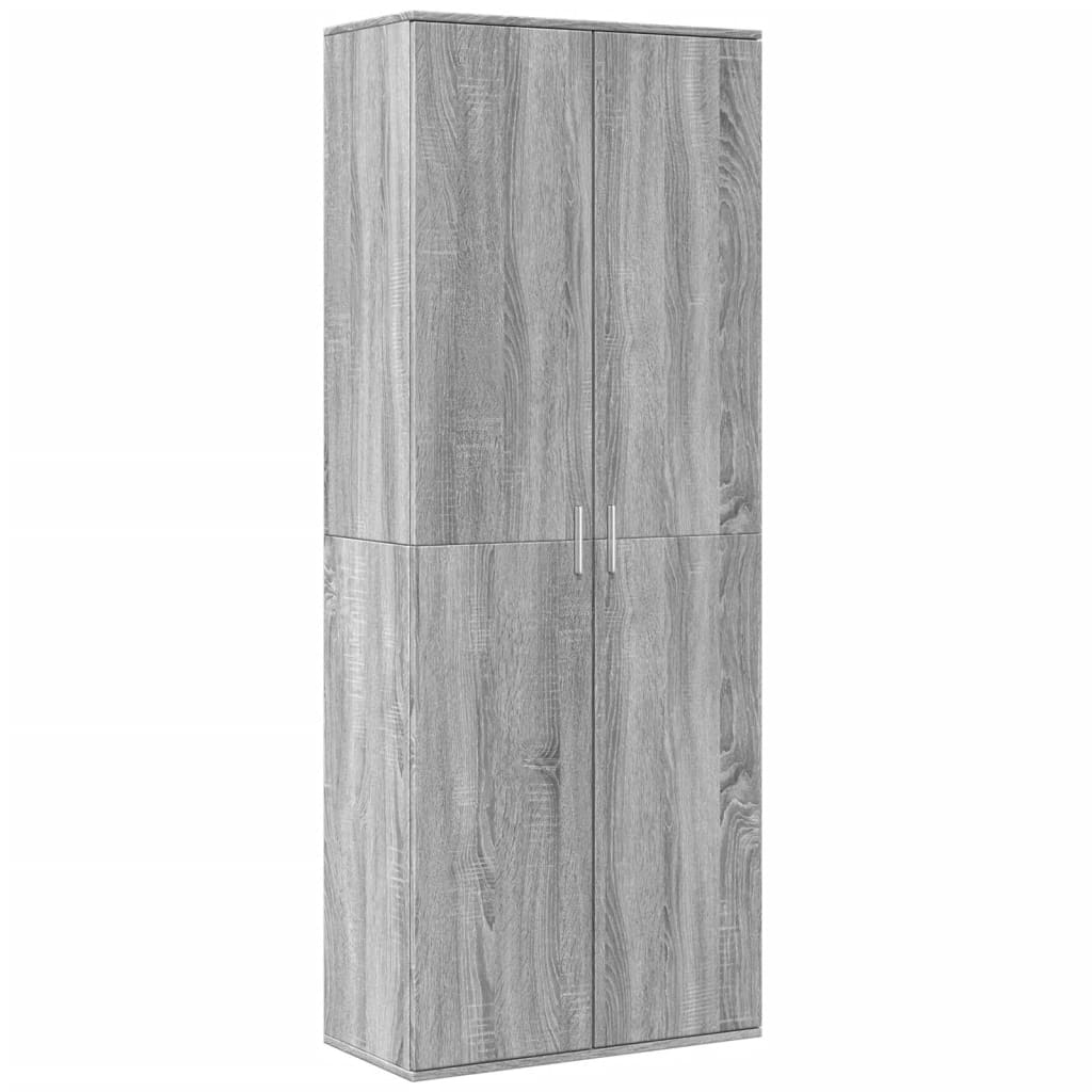 vidaXL Dulap înalt, gri sonoma, 70x35x180 cm, lemn prelucrat