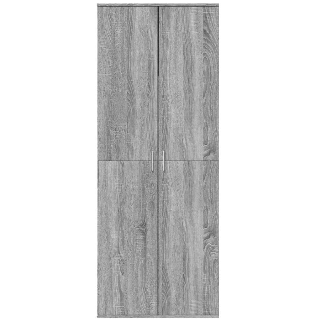 vidaXL Dulap înalt, gri sonoma, 70x35x180 cm, lemn prelucrat
