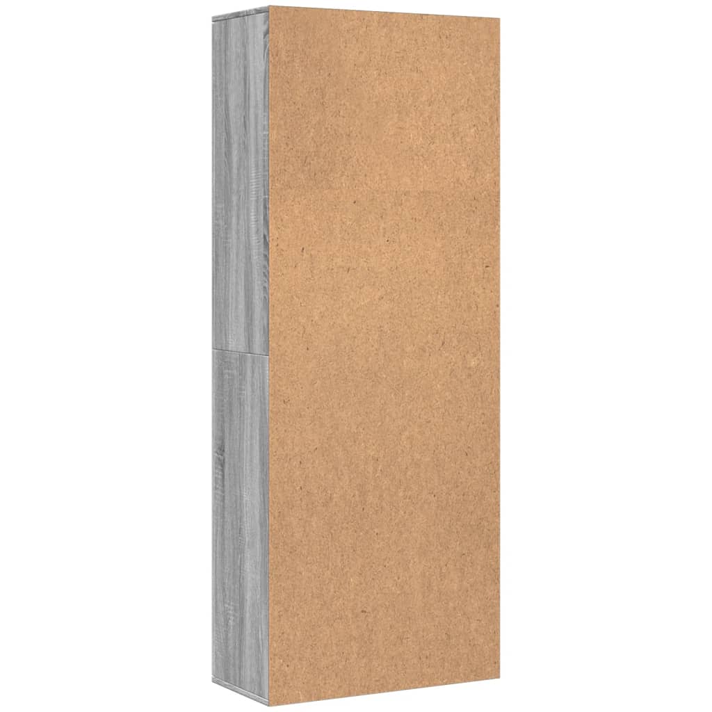 vidaXL Dulap înalt, gri sonoma, 70x35x180 cm, lemn prelucrat
