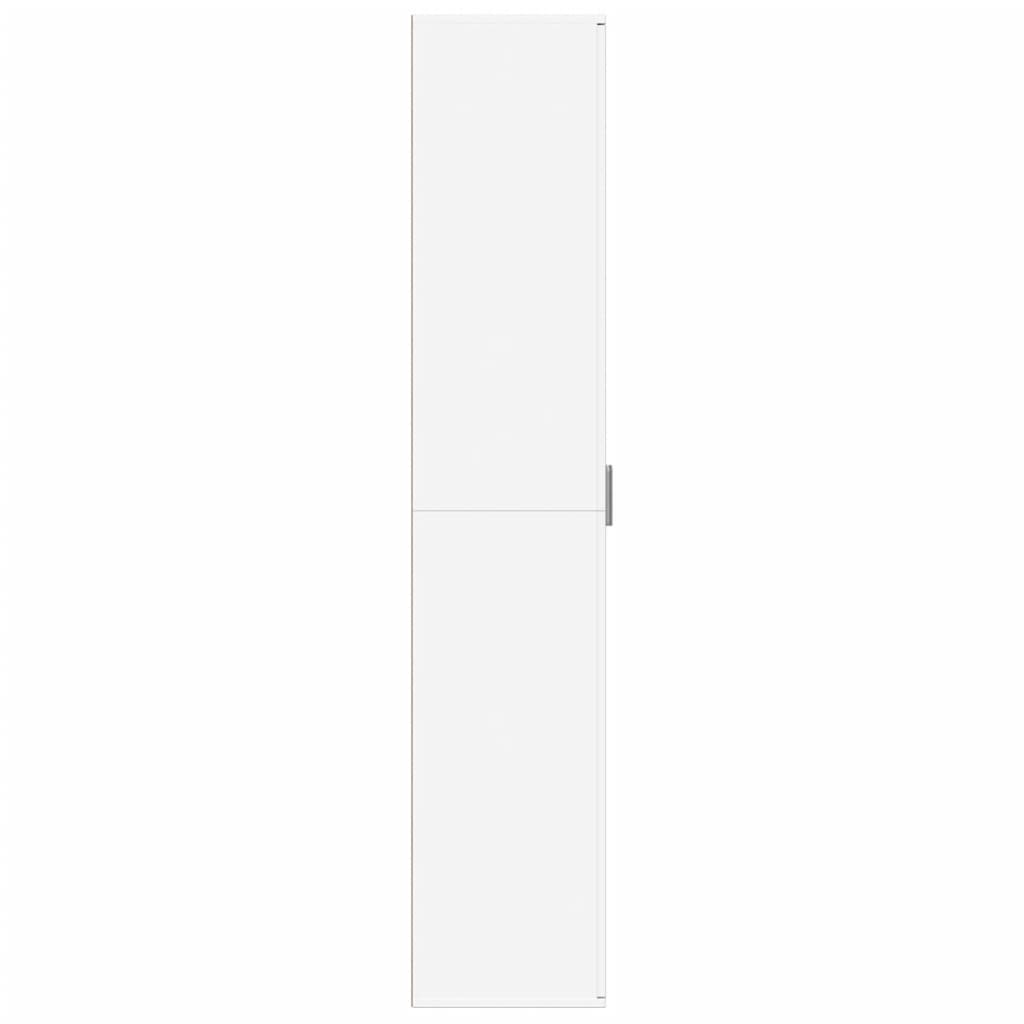 vidaXL Dulap înalt, alb, 60x35x180 cm, lemn prelucrat