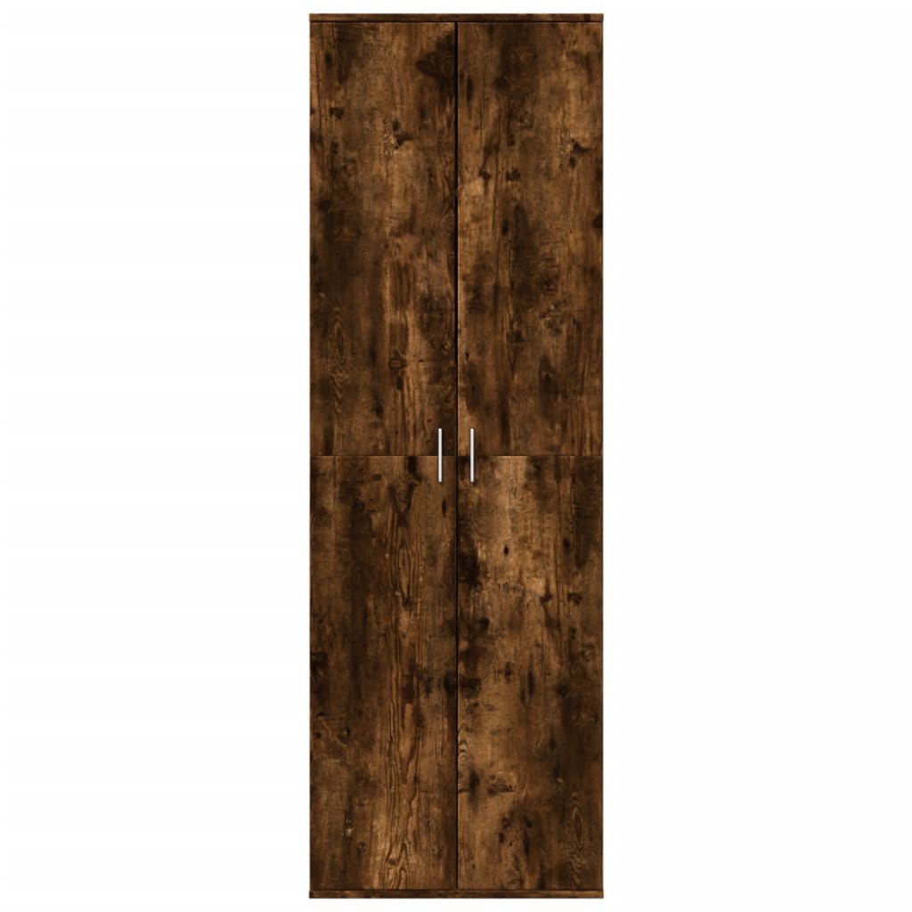 vidaXL Dulap înalt, stejar fumuriu, 60x35x180 cm, lemn prelucrat vidaXL Dulap înalt, stejar fumuriu, 60x35x180 cm, lemn prelucrat
