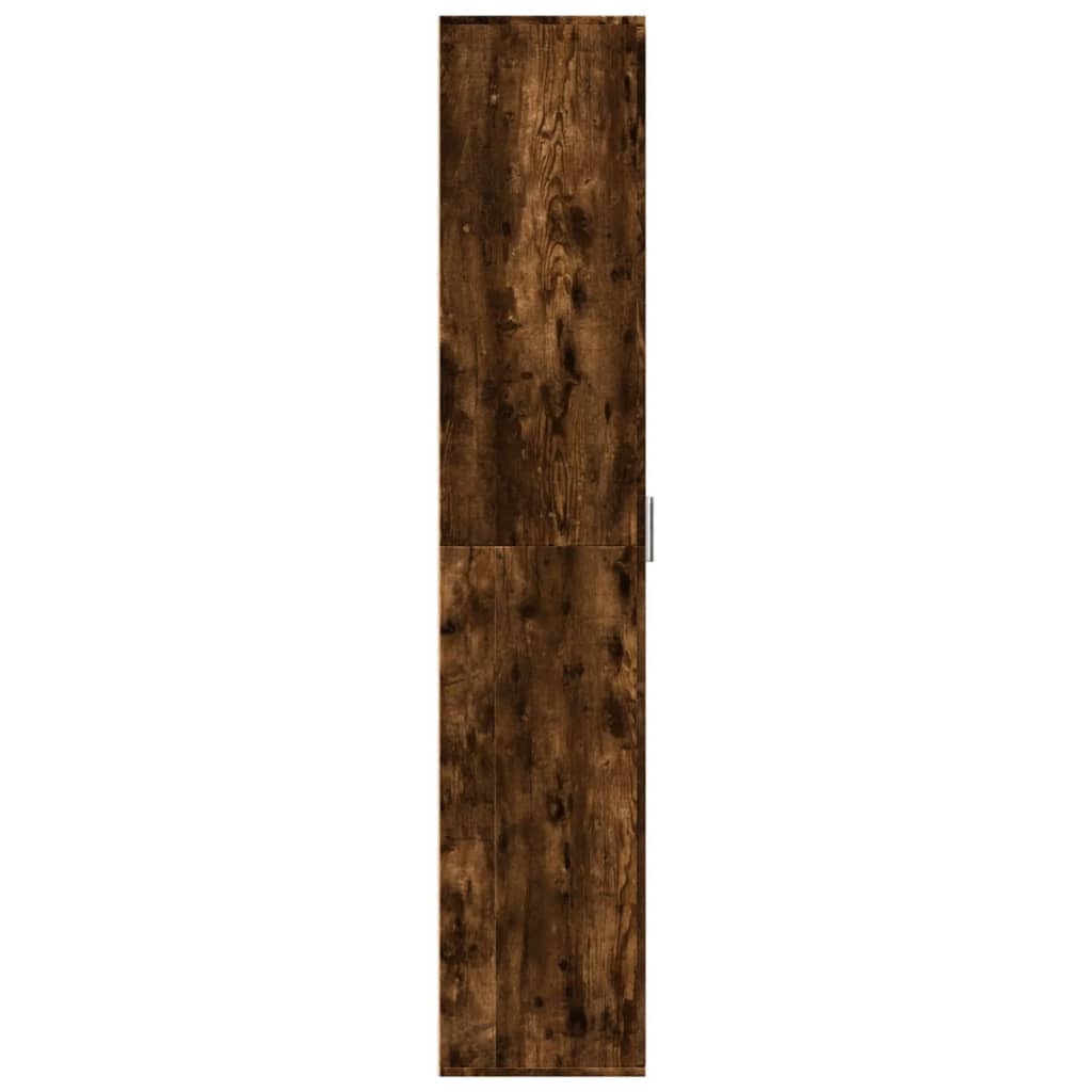 vidaXL Dulap înalt, stejar fumuriu, 60x35x180 cm, lemn prelucrat vidaXL Dulap înalt, stejar fumuriu, 60x35x180 cm, lemn prelucrat