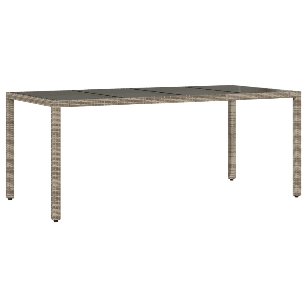 vidaXL Set mobilier grădină cu perne, 9 piese, gri, poliratan vidaXL Set mobilier grădină cu perne, 9 piese, gri, poliratan