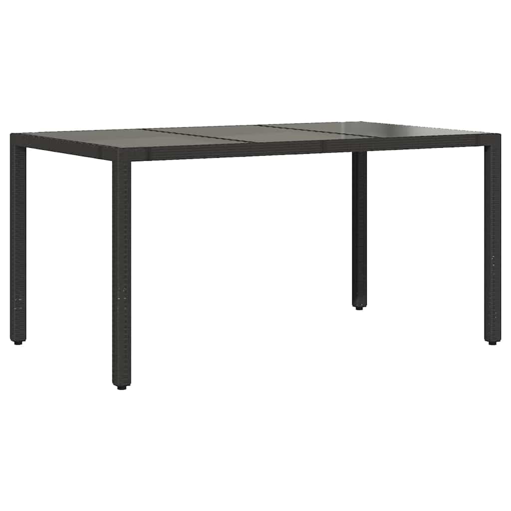 vidaXL Set bistro de grădină cu perne, 5 piese, negru, poliratan vidaXL Set bistro de grădină cu perne, 5 piese, negru, poliratan