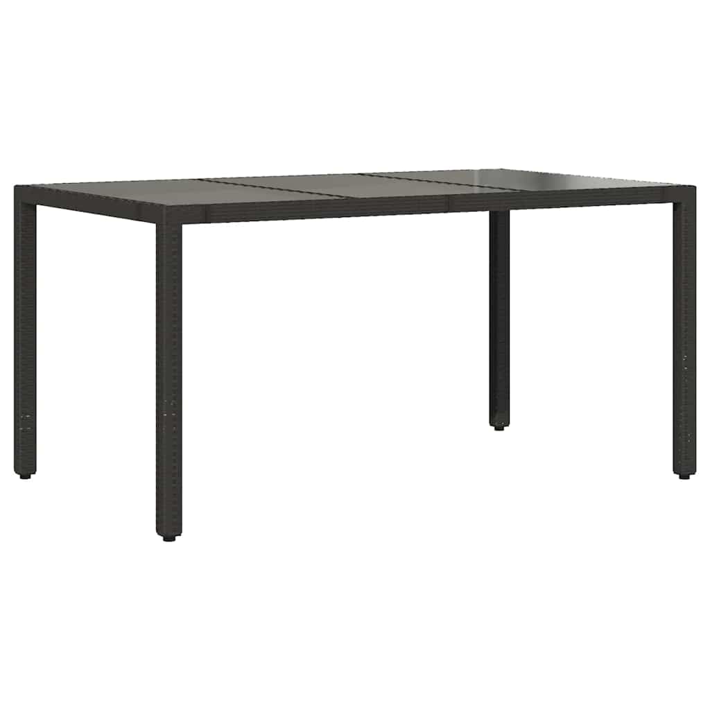 vidaXL Set bistro de grădină cu perne, 5 piese, negru, poliratan vidaXL Set bistro de grădină cu perne, 5 piese, negru, poliratan