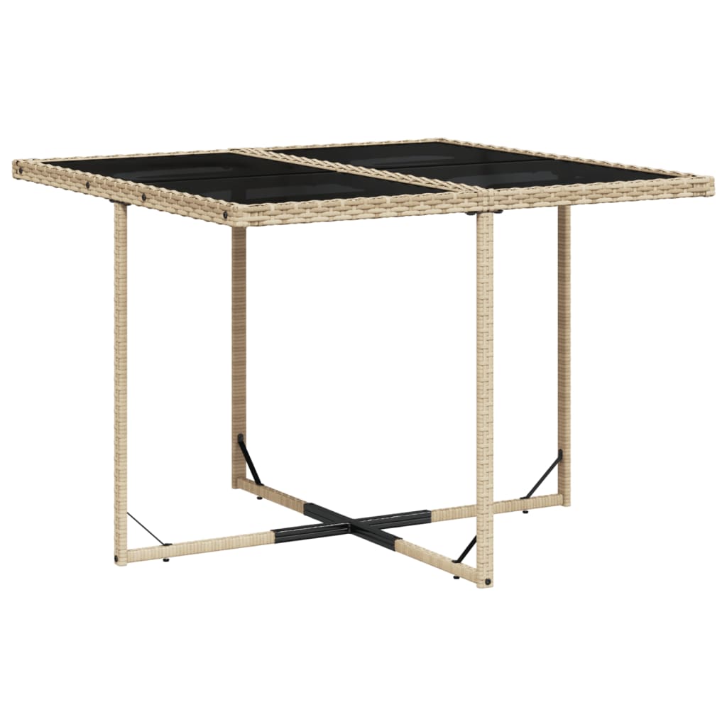 vidaXL Set mobilier pentru grădină, 5 piese, cu perne, bej, poliratan vidaXL Set mobilier pentru grădină, 5 piese, cu perne, bej, poliratan
