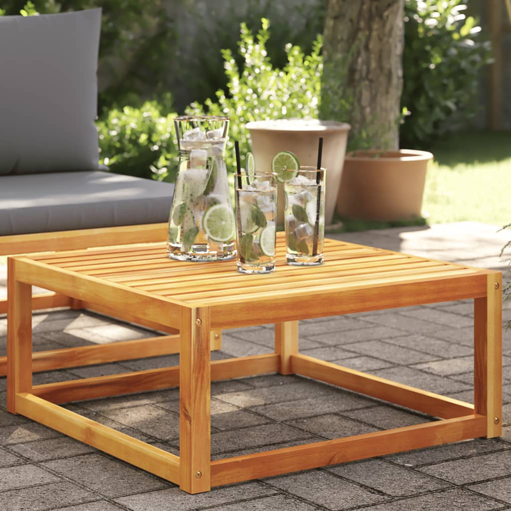 vidaXL Masă de grădină, 65x65x29 cm, lemn masiv de acacia vidaXL Masă de grădină, 65x65x29 cm, lemn masiv de acacia