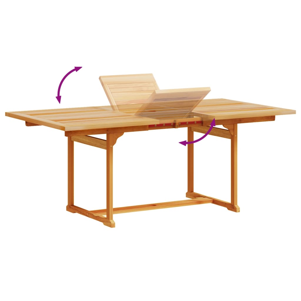 vidaXL Set mobilier de grădină, 5 piese, lemn masiv acacia/textilenă