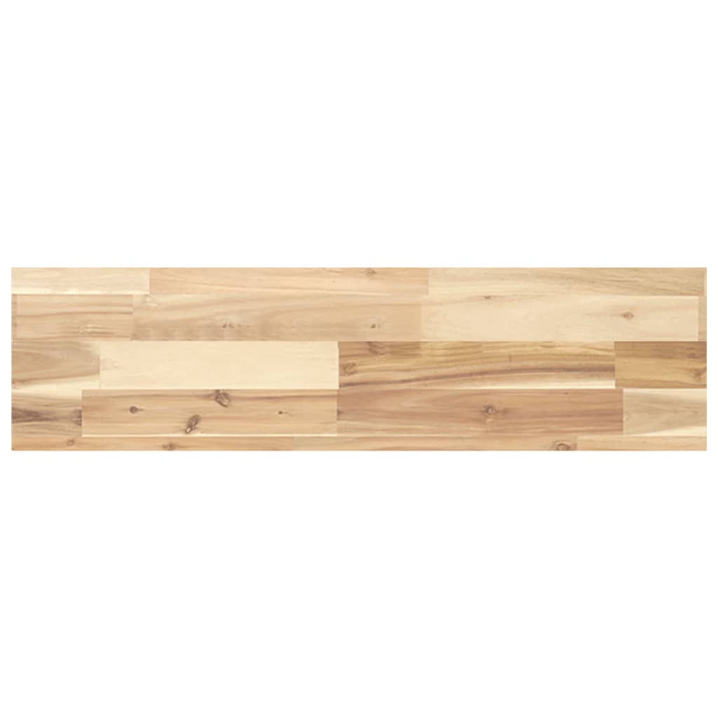 vidaXL Rafturi suspendate 2 buc. 80x20x4 cm lemn masiv acacia netratat