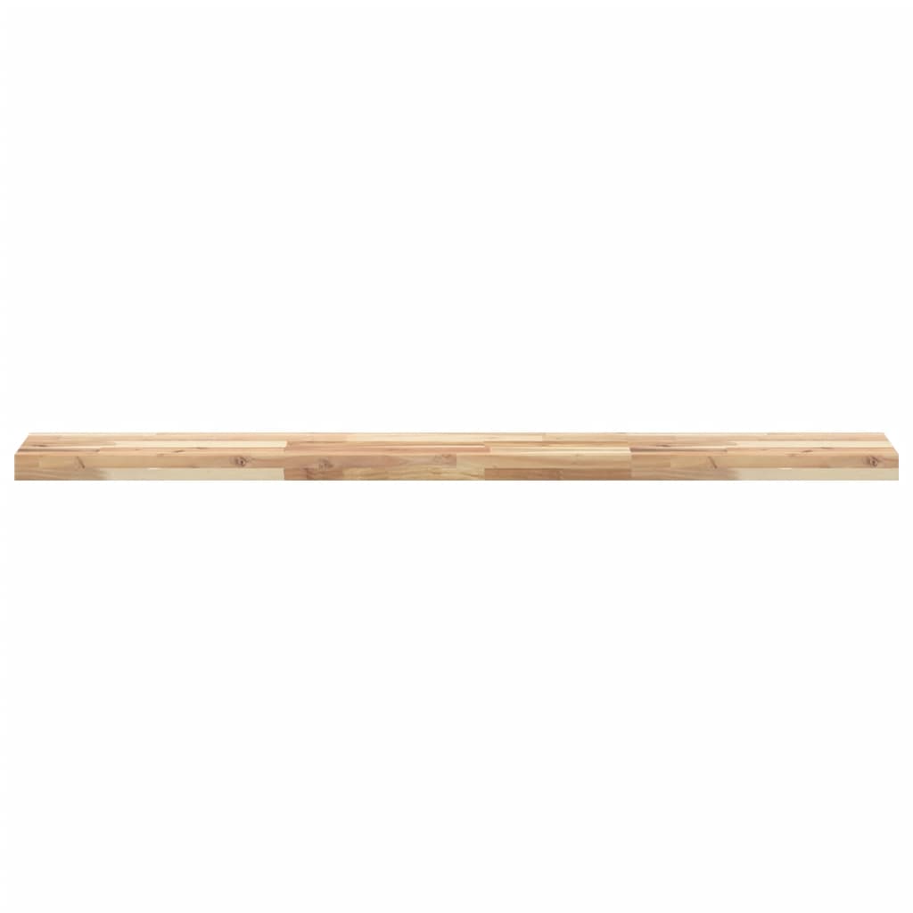 vidaXL Rafturi plutitoare 2 buc. 120x20x4cm lemn masiv acacia netratat