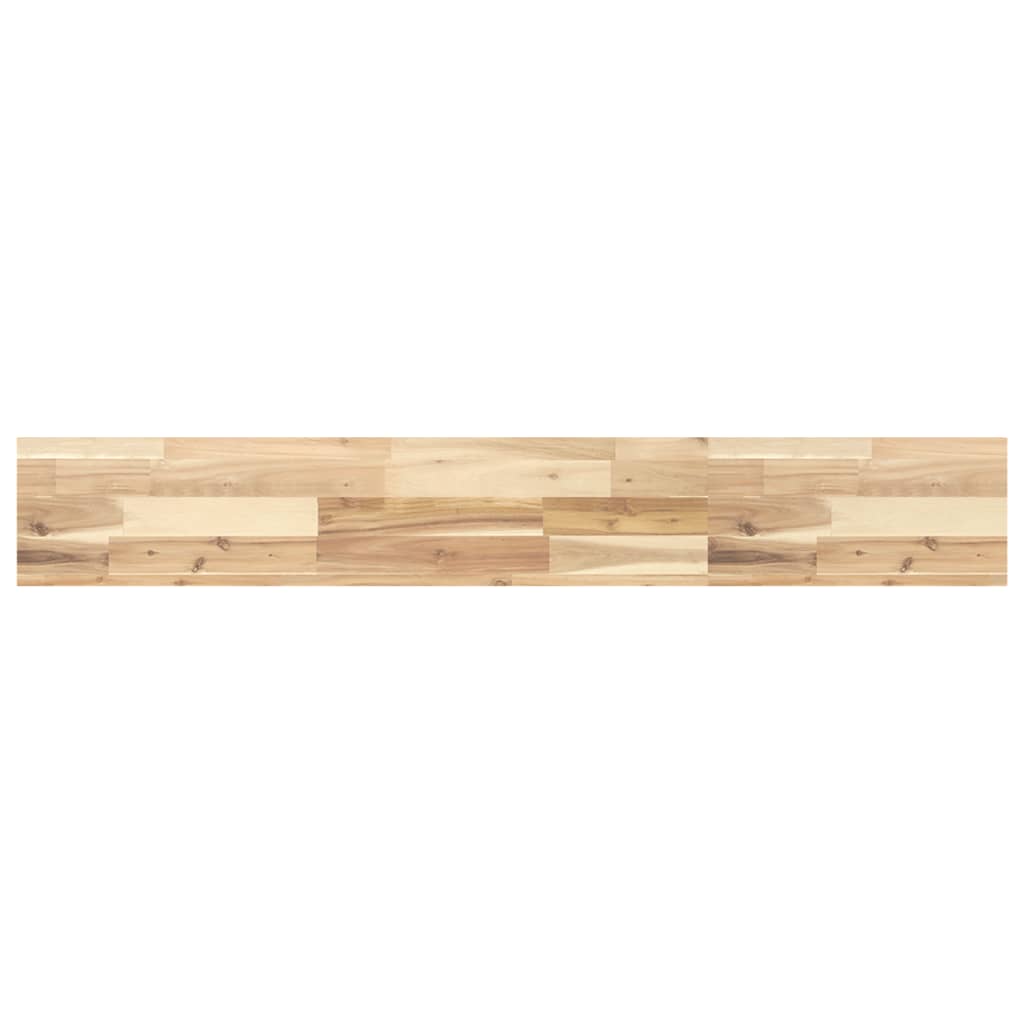vidaXL Rafturi plutitoare 2 buc. 120x20x4cm lemn masiv acacia netratat