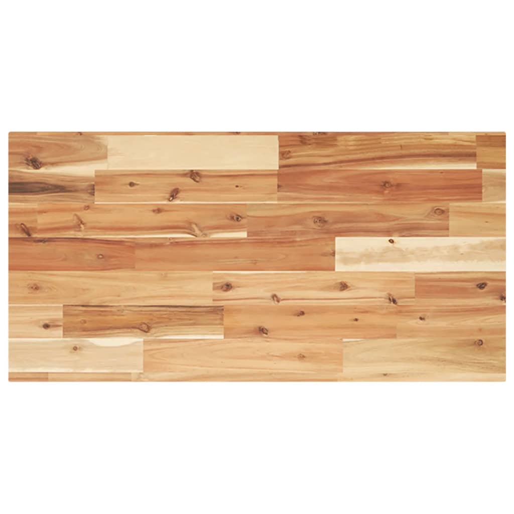 vidaXL Raft suspendat 80x40x2 cm lemn masiv acacia netratat vidaXL Raft suspendat 80x40x2 cm lemn masiv acacia netratat
